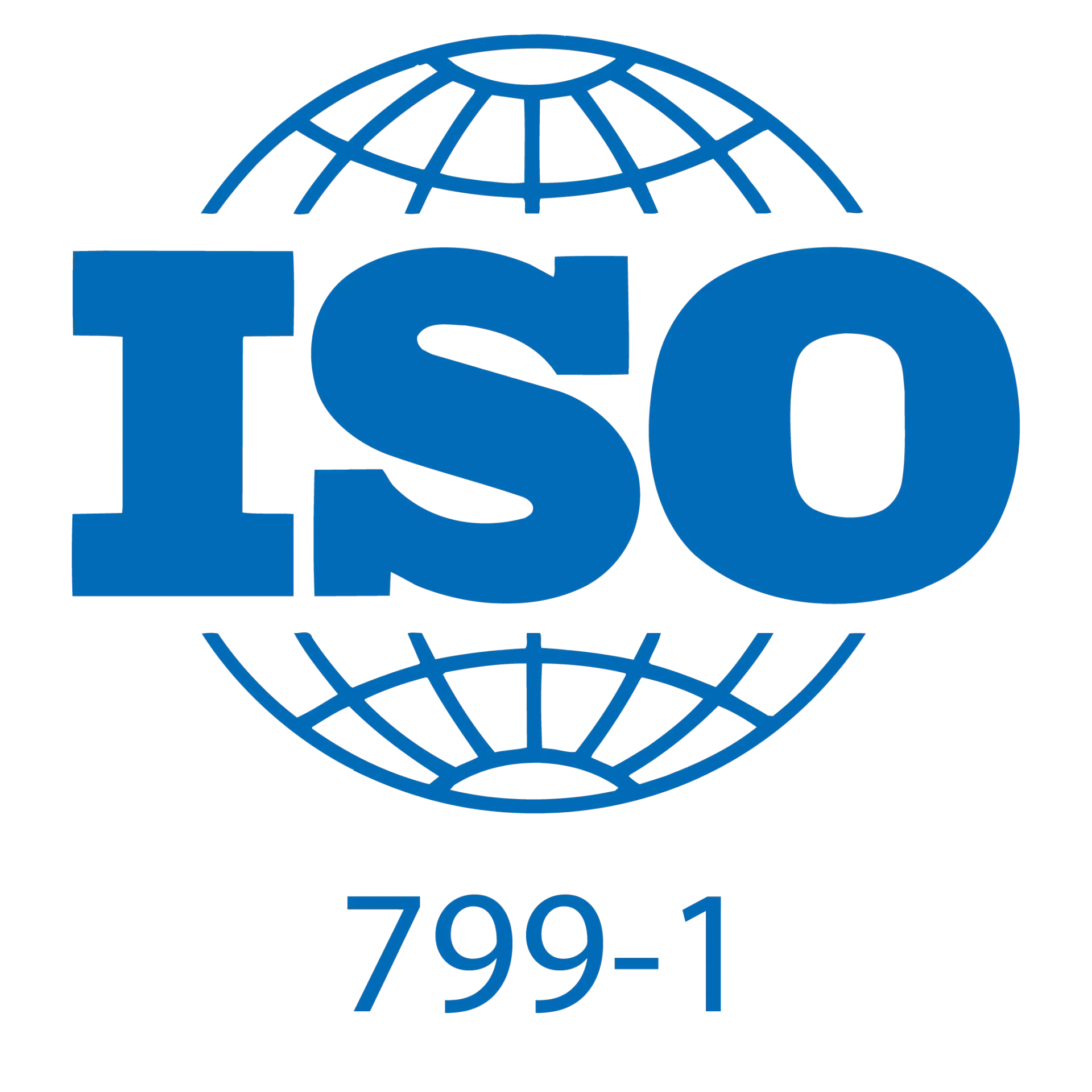 ISO 799-1 certificate logo